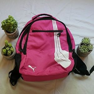 Pink Puma backpack